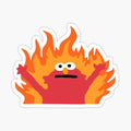Funny Red Monster