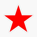 Red 5-pointed Star