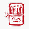 Sardines, colourful maximalist