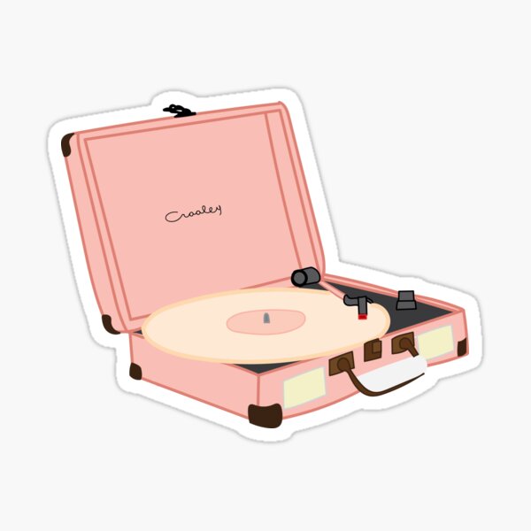 Vintage Pink Record Player