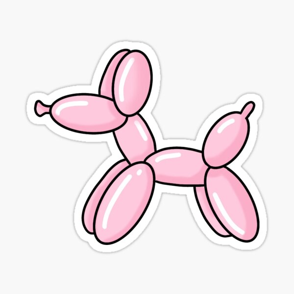 balloon dog pink