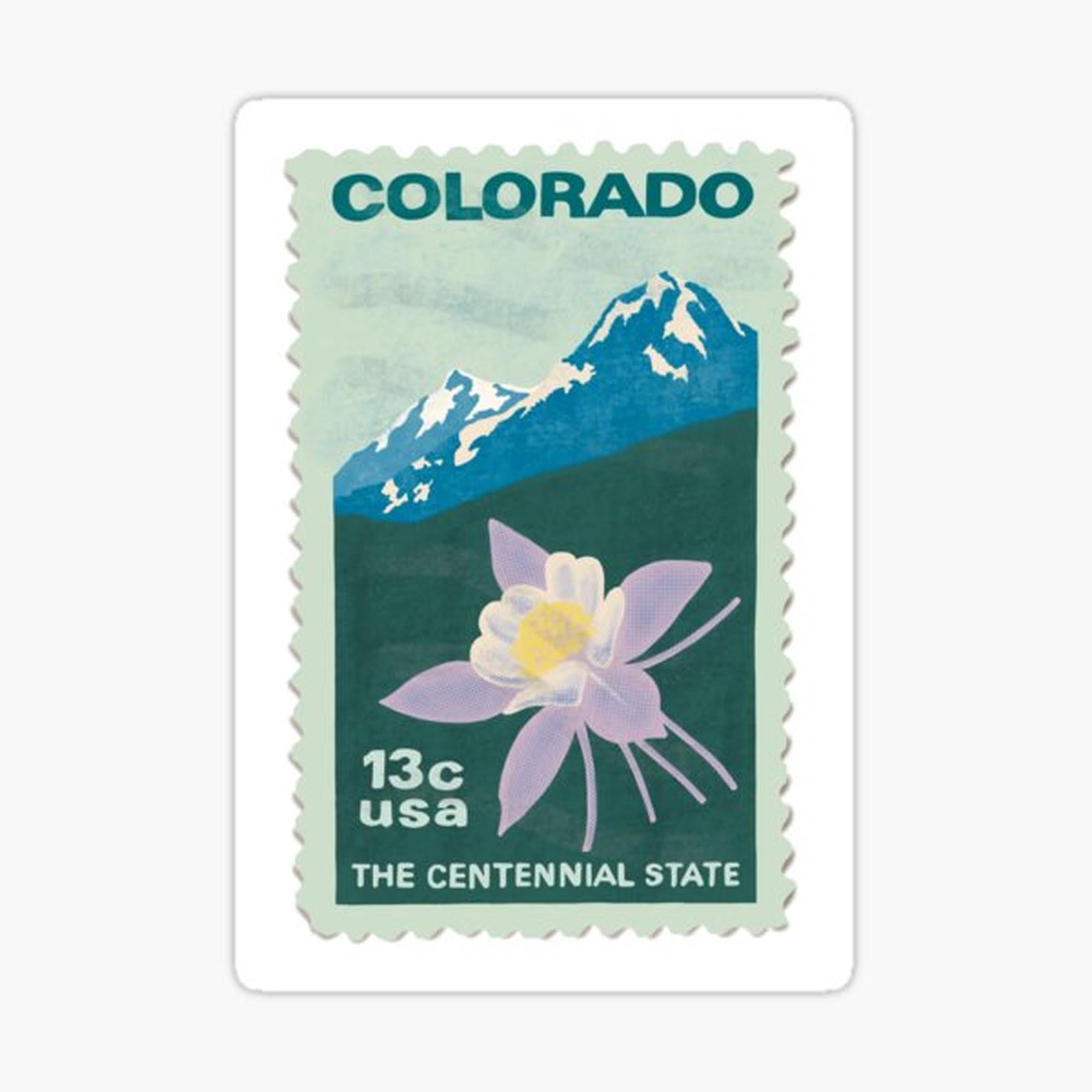 Colorado Vintage Stamp