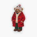 Cute Tedy Bear Winter Cozy