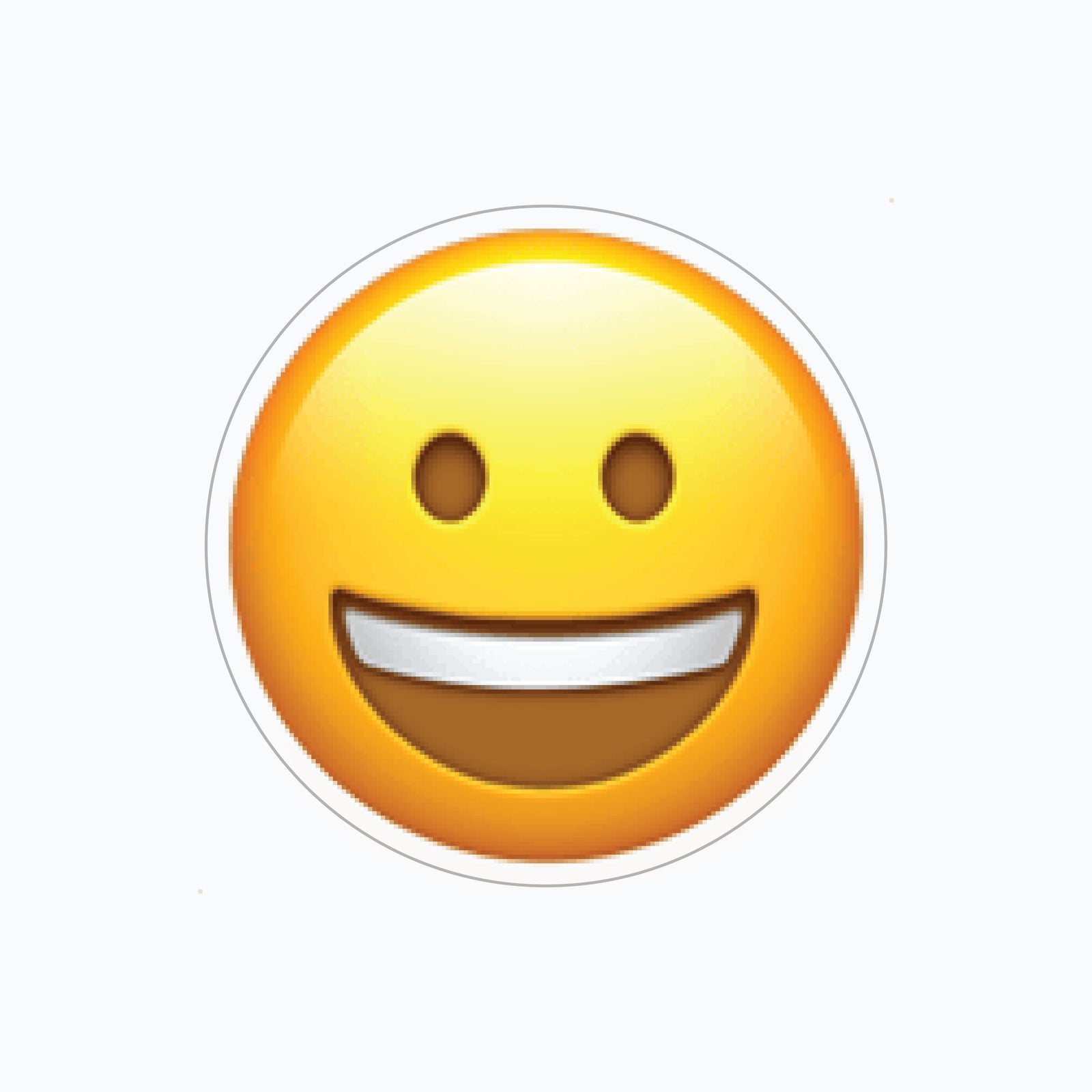 grinning