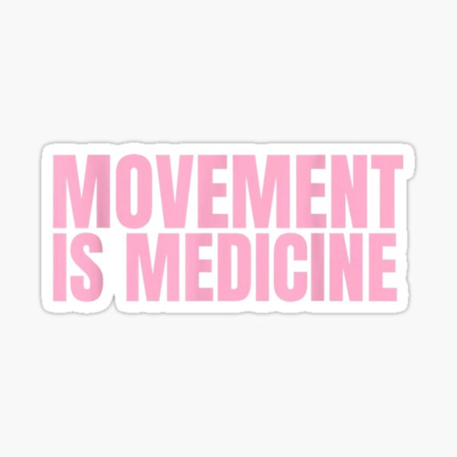 Movement Is Medicine - Sports Weights Gym Fitness Athlete