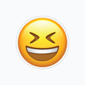 laughing