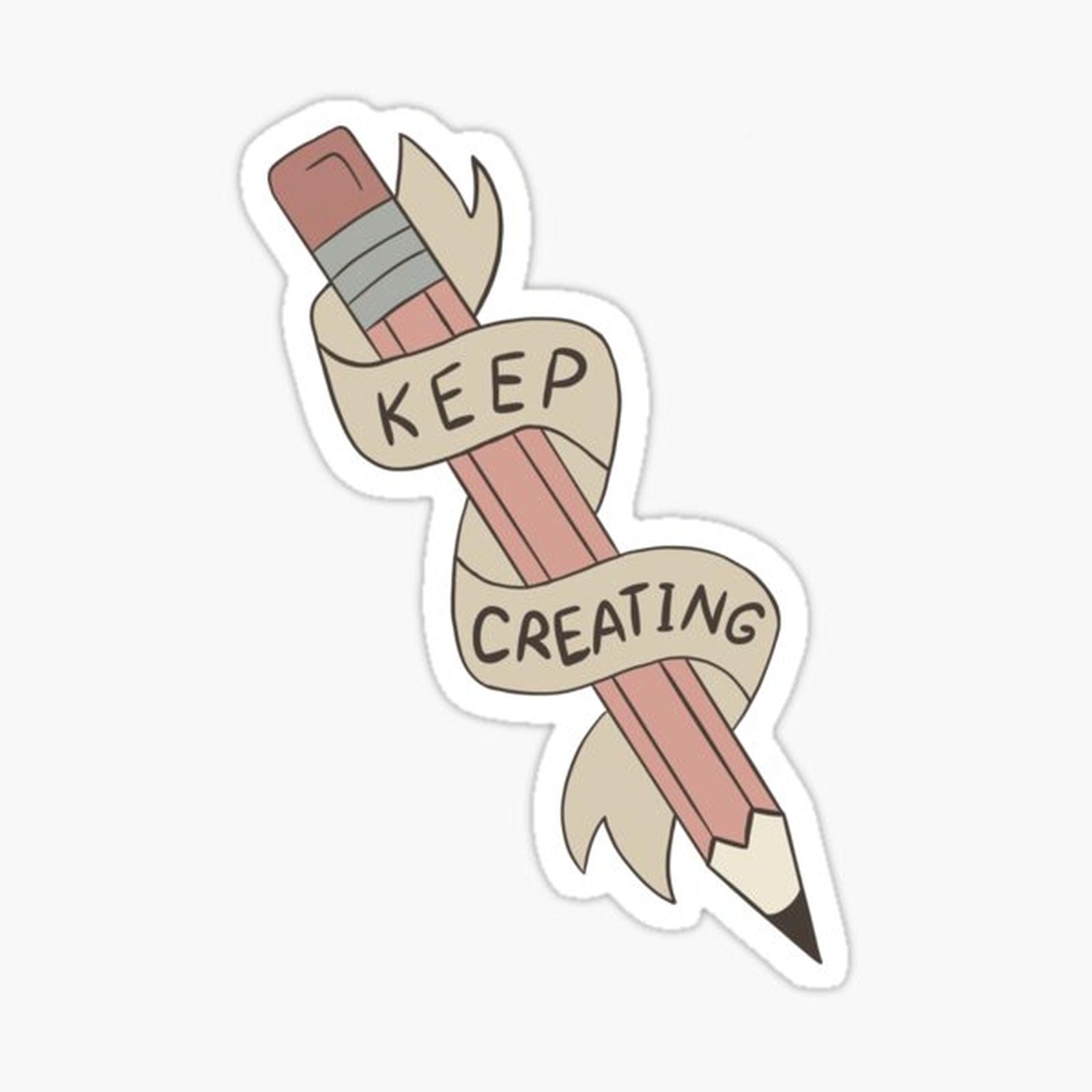 Pale Pink Keep Creating