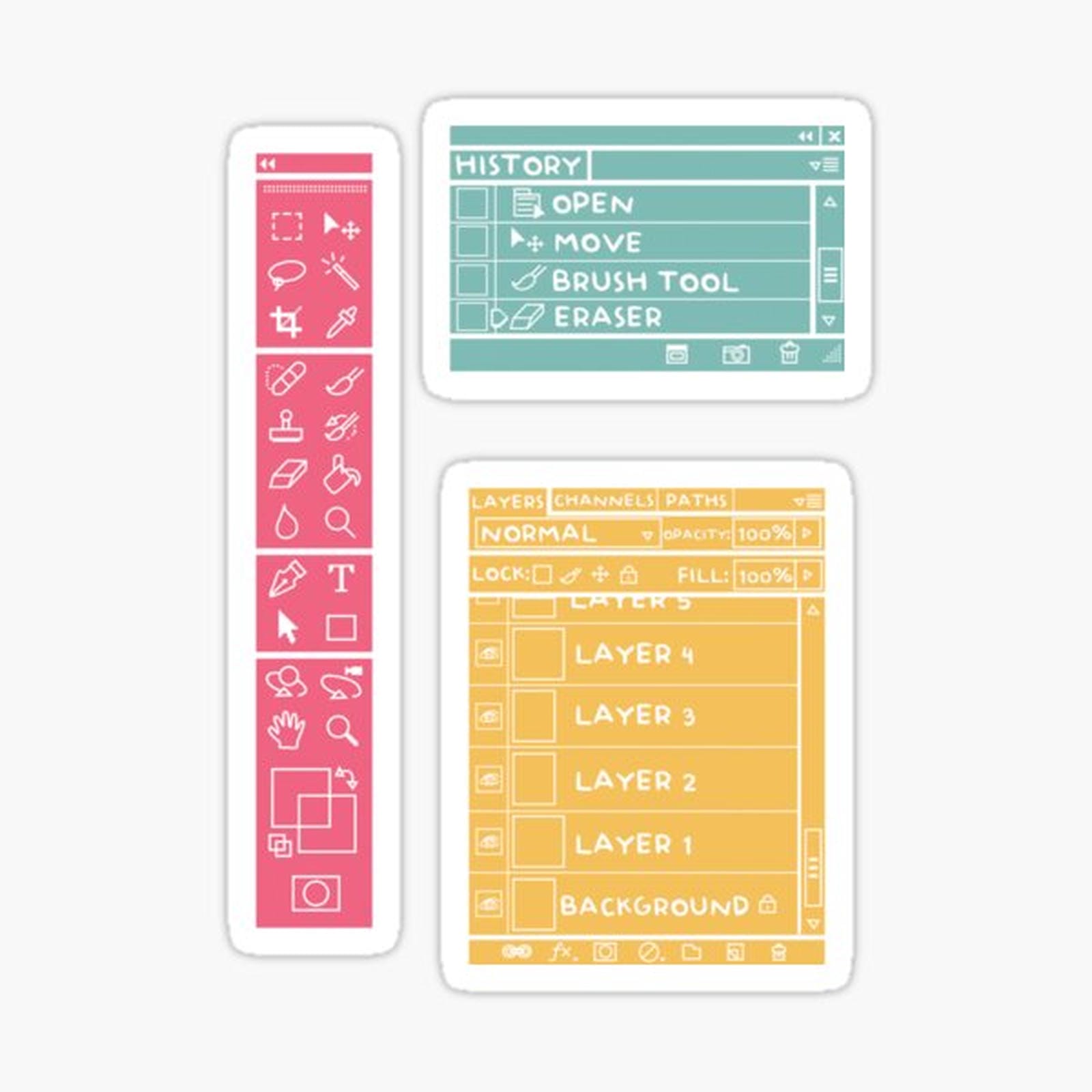 Photoshop Toolbar and Windows