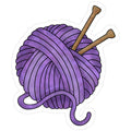 purple ball