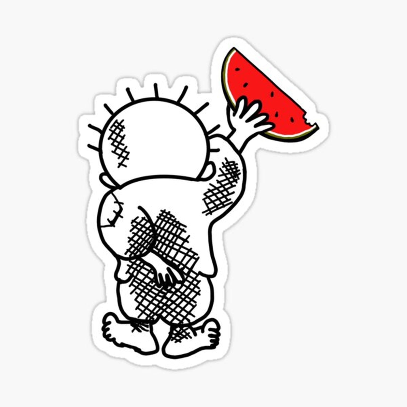 Slice of watermelon Palestine hanthala resistance