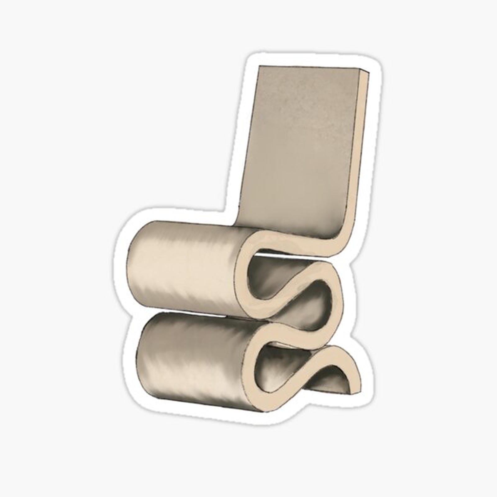 Wiggle Side Chair Vitra by Frank Gehry